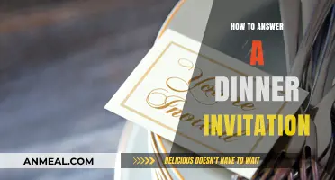 Mastering the Art of Graciously Accepting or Declining Dinner Invitations