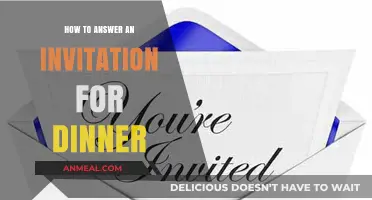 Mastering the Art of Graciously Accepting or Declining Dinner Invitations