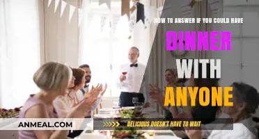 Who Would You Dine With? Crafting the Perfect Answer