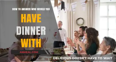 Who Would You Have Dinner With? Crafting Thoughtful, Engaging Answers