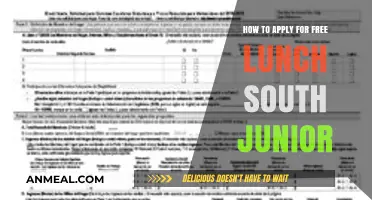 Step-by-Step Guide to Applying for Free Lunch at South Junior