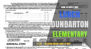 Step-by-Step Guide to Applying for Free Lunch at Dunbarton Elementary