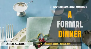 Elegant Formal Dinner Place Setting: A Step-by-Step Guide to Perfection