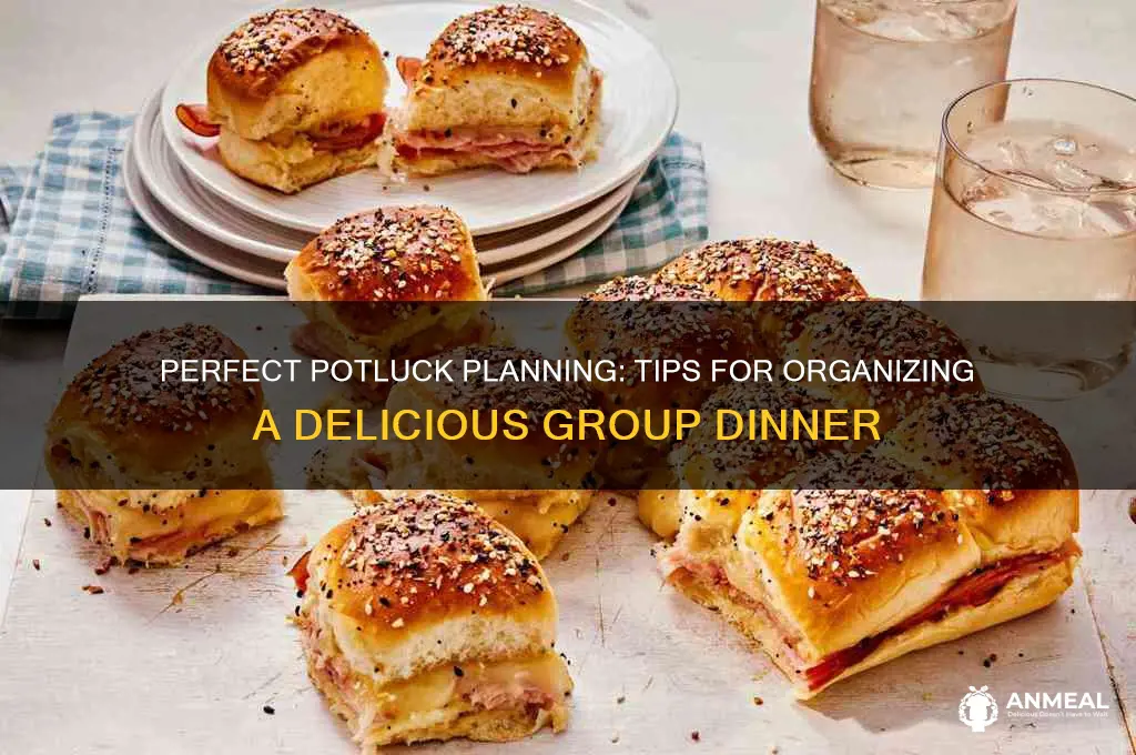 how to arrange a potluck dinner