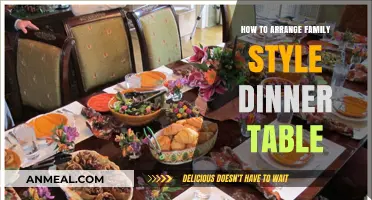 Mastering the Art of Family-Style Dinner Table Arrangements
