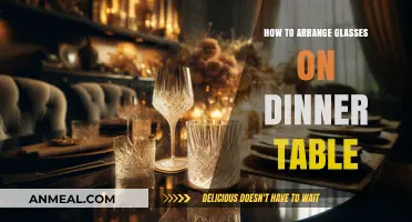 Elegant Glassware Setup: Mastering Dinner Table Arrangement Techniques