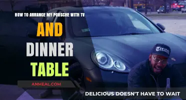 Transform Your Porsche: Creative TV & Dinner Table Setup Ideas