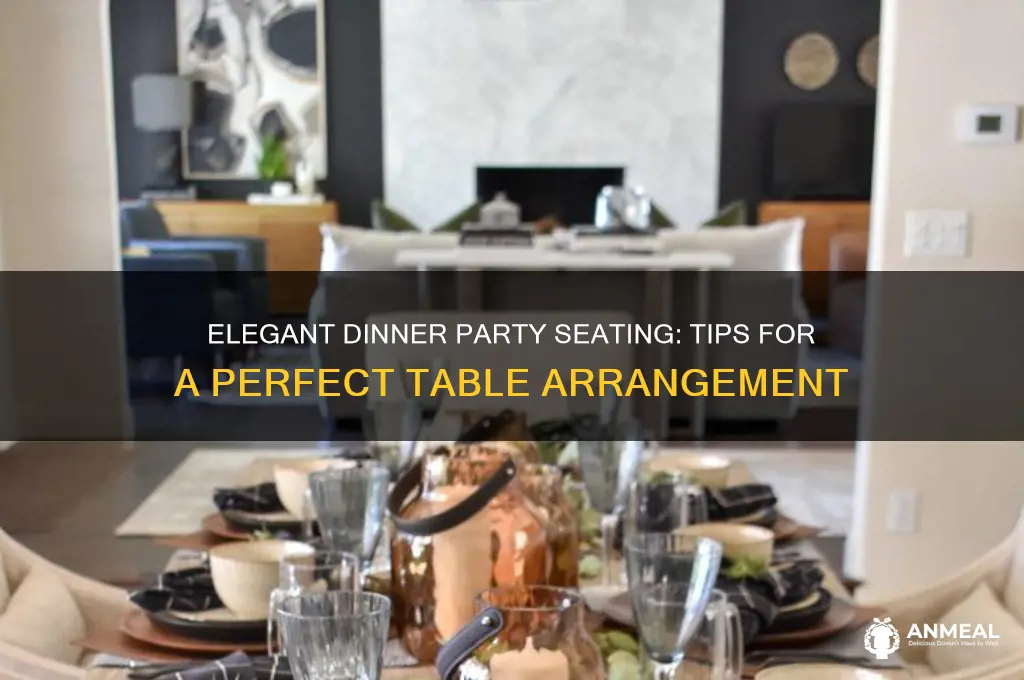 how to arrange seating for a dinner party