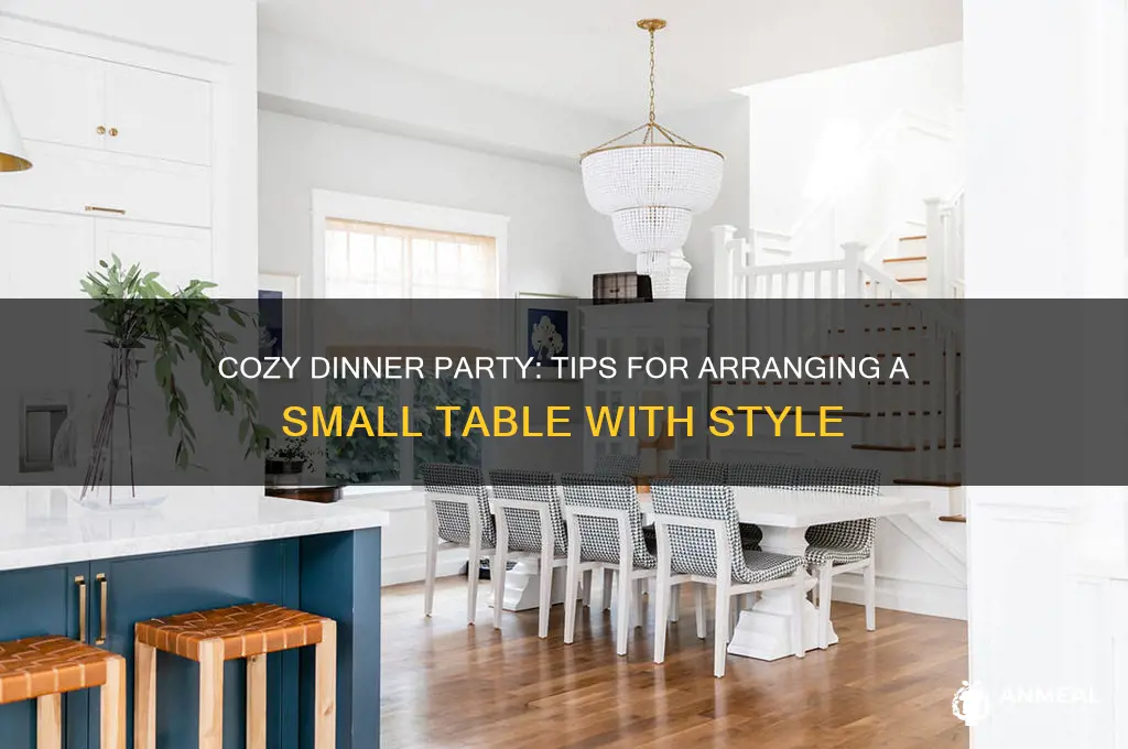 how to arrange small dinner table for house party