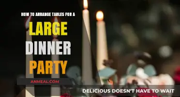 Elegant Table Arrangements for Hosting a Memorable Large Dinner Party
