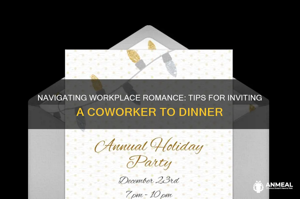 how to ask a coworker out to dinner