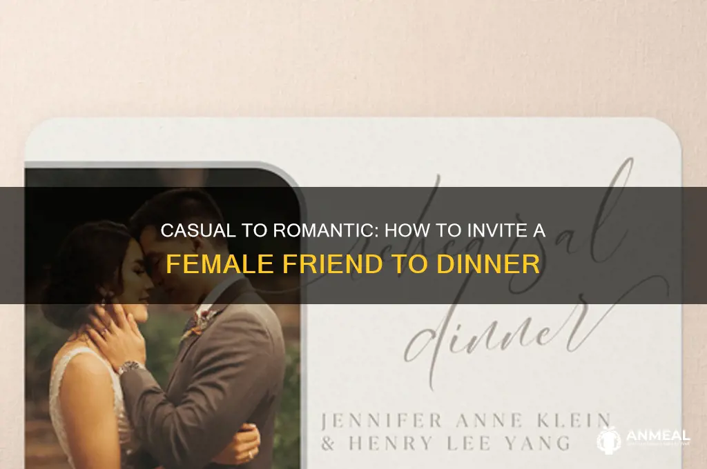 how to ask a female friend out for dinner