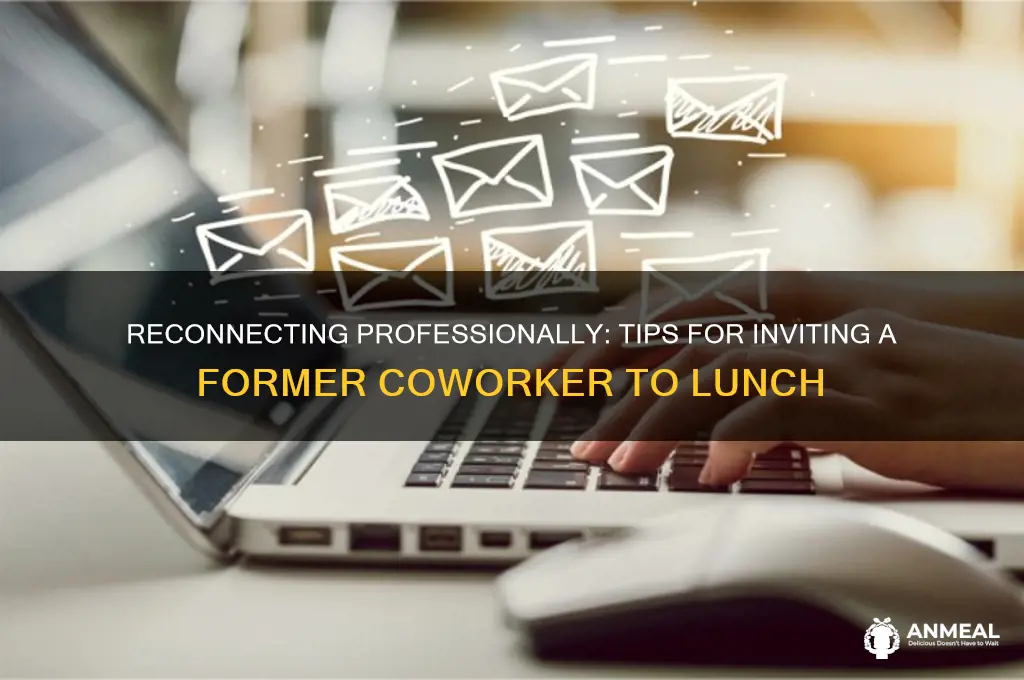 how to ask a former coworker to lunch
