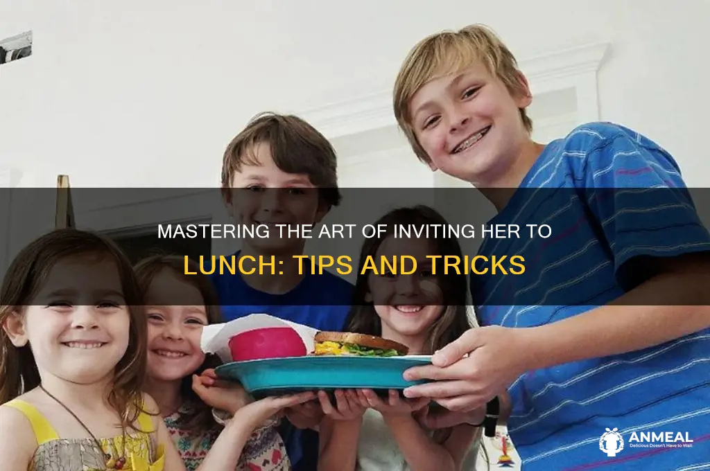how to ask a girl for a lunch