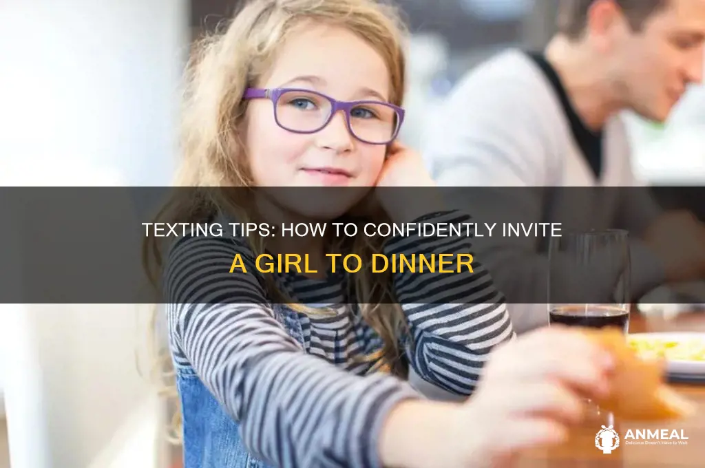 how to ask a girl for dinner by text