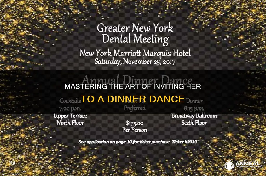 how to ask a girl to a dinner dance