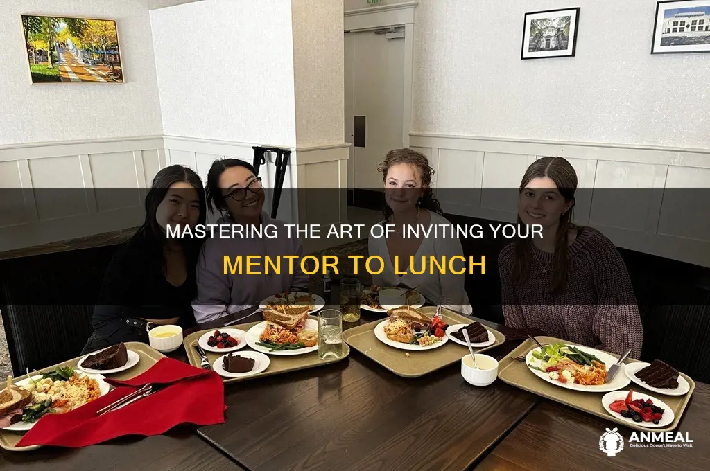 how to ask a mentor to lunch