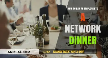 Networking Over Dinner: How to Invite Your Employer Professionally