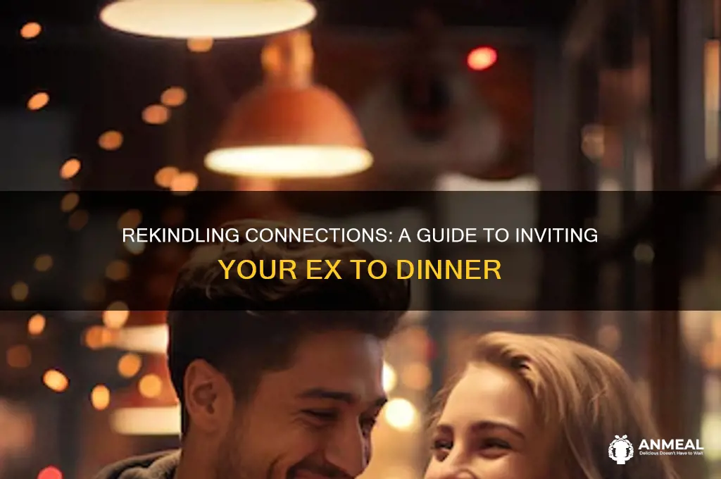 how to ask an ex out for dinner