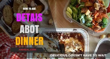 Mastering the Art of Asking for Dinner Details Gracefully
