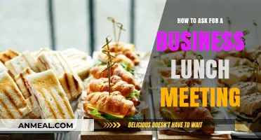 Mastering the Art of Requesting a Business Lunch Meeting