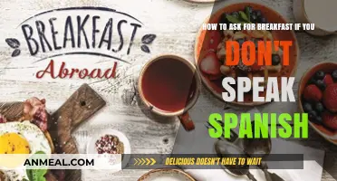 Breakfast Abroad: Ordering Without Spanish