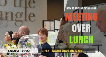 Mastering the Art of Requesting Lunch Meeting Details Professionally
