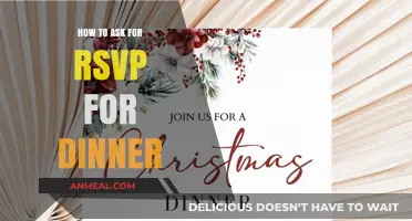 Mastering the Art of Requesting RSVP for Your Dinner Gathering