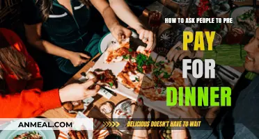 Pre-Pay Dinner Requests: A Polite and Effective Guide for Hosts