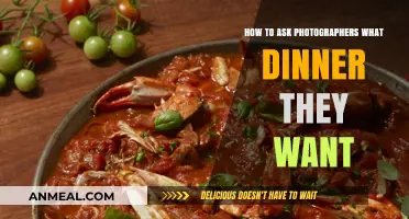 Photographer Dinner Preferences: A Guide to Asking the Right Questions