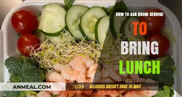Mastering the Art of Ordering Lunch via Room Service