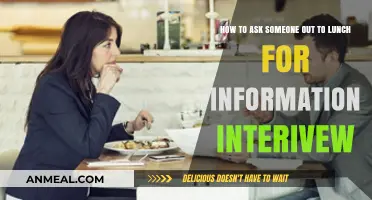 Mastering the Art of Inviting Someone to a Lunch Information Interview