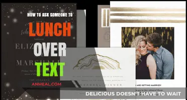 Texting Your Way to a Lunch Date: A Simple Guide