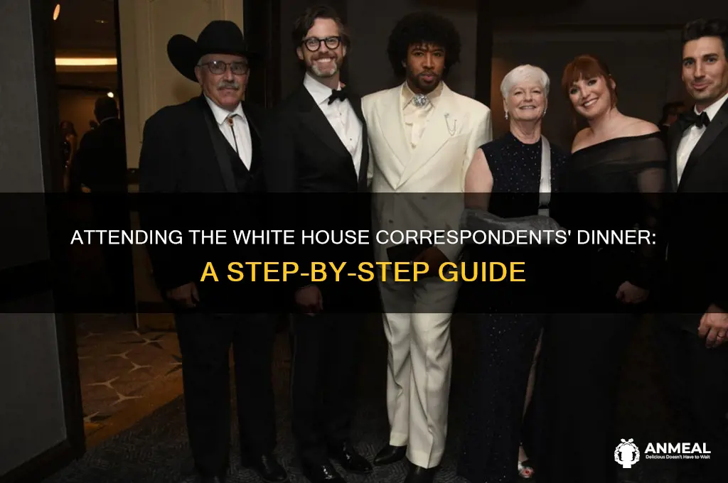 how to attend the white house correspondents dinner