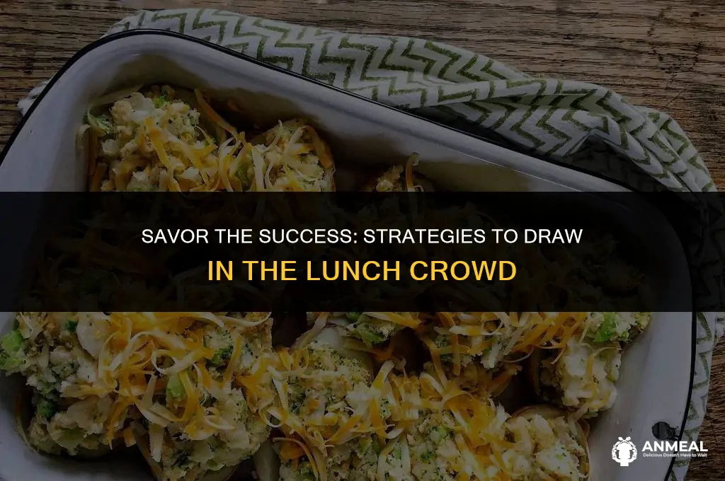 how to attract a lunch crowd