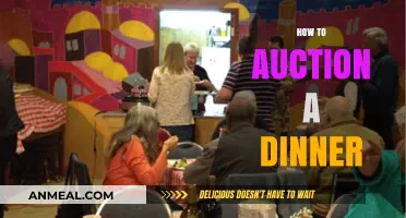 Mastering the Art of Auctioning a Dinner: Tips and Strategies