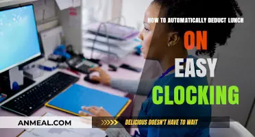 Streamline Your Payroll: Automate Lunch Deductions with Easy Clocking
