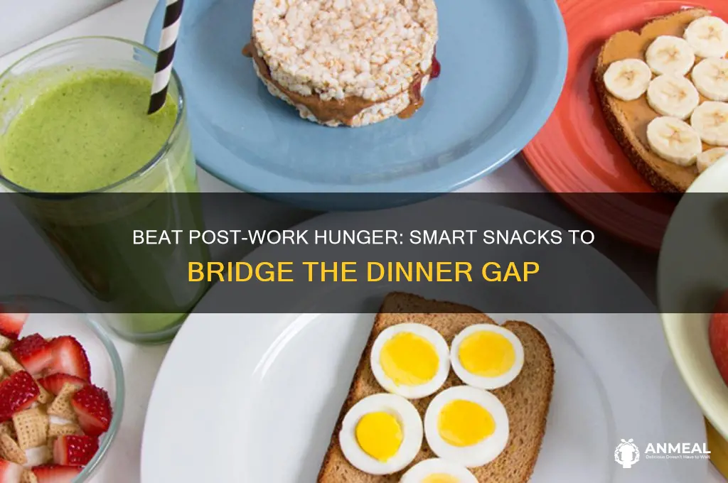 how to avoid being hungry after work before dinner