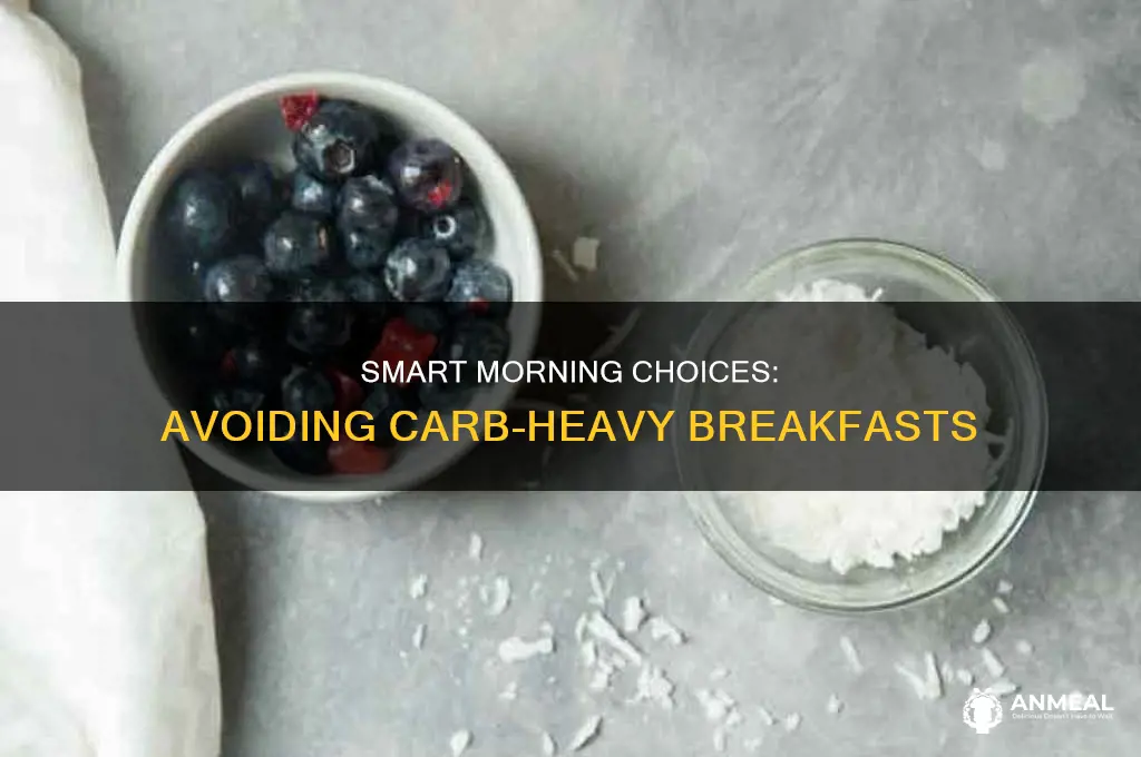 how to avoid carbs for breakfast