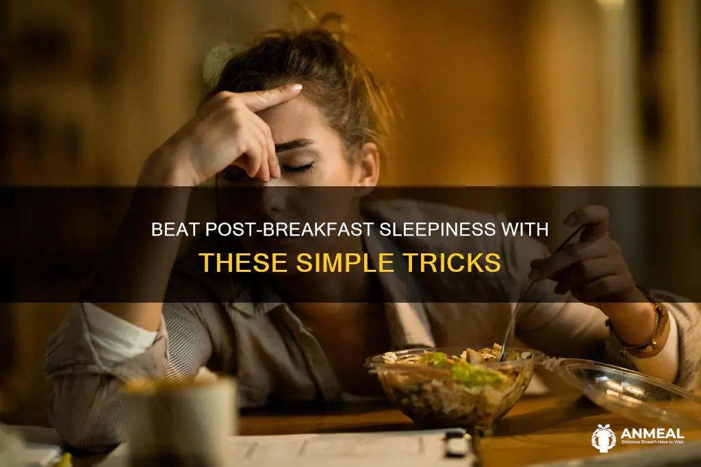 how to avoid feeling sleepy after breakfast