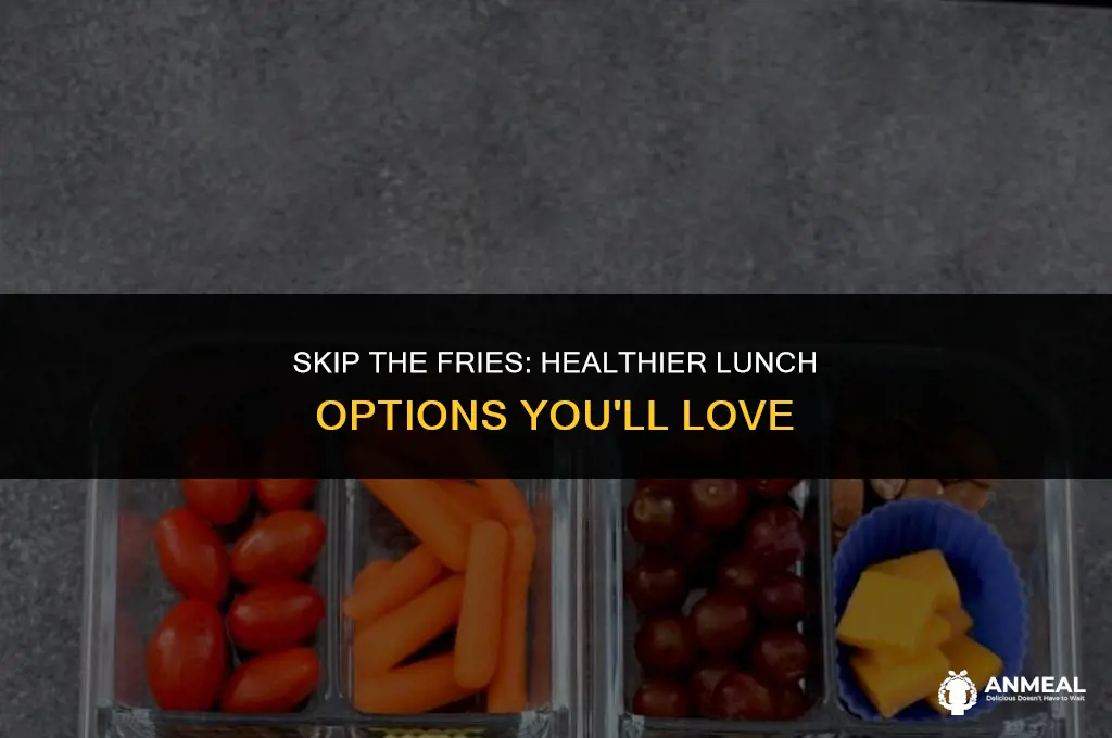 how to avoid fries when getting lunch