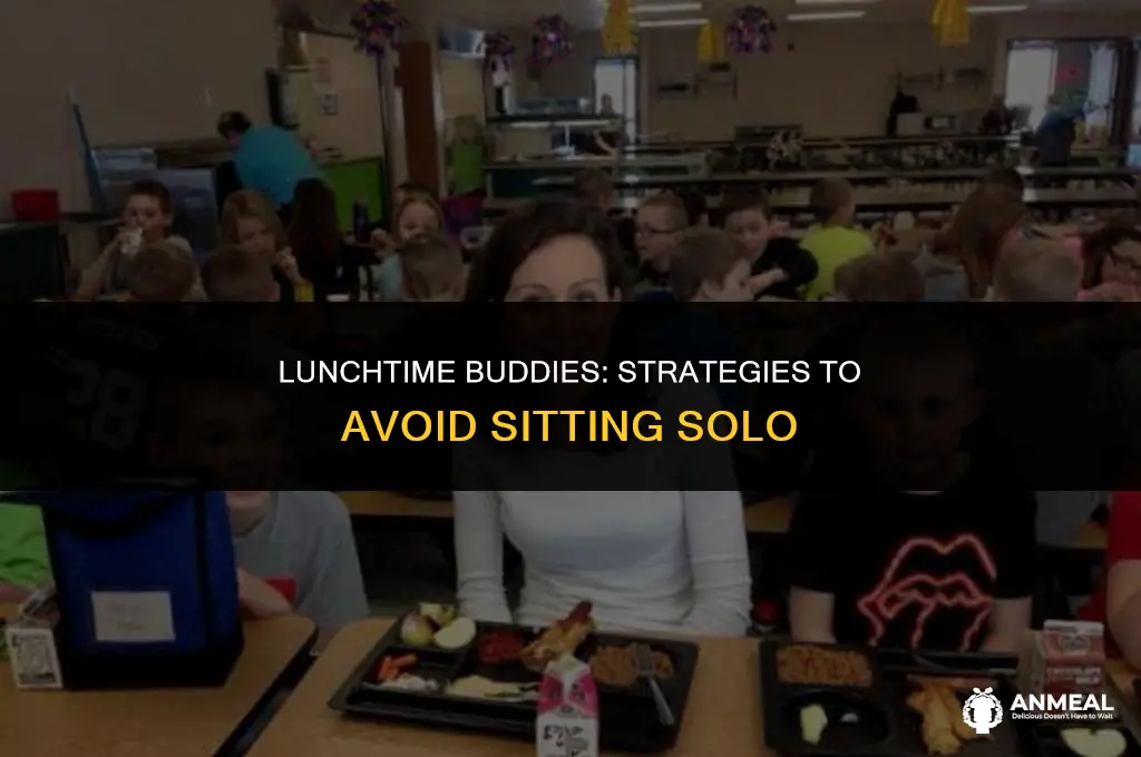 how to avoid sitting alone at lunch