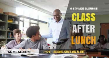 Stay Alert: Strategies to Avoid Snoozing in Afternoon Classes