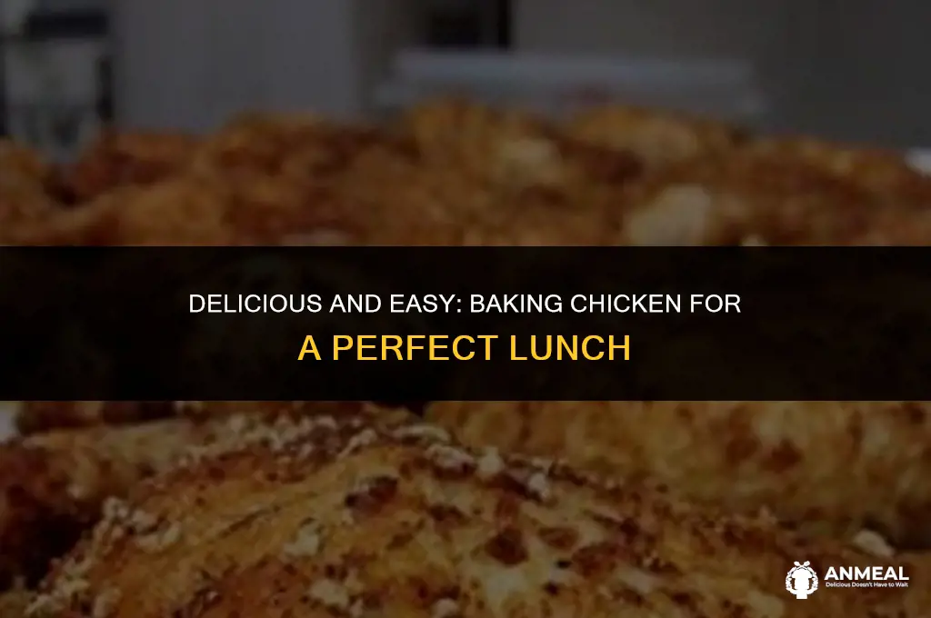 how to bake chicken for lunch