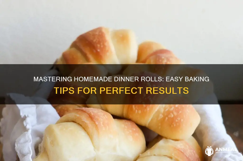 how to bake dinner rolls at home