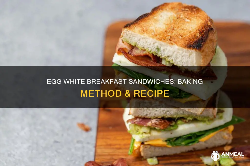 how to bake egg whites for breakfast sandwiches