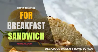 Quick Egg Sandwich: Baking Eggs for Breakfast
