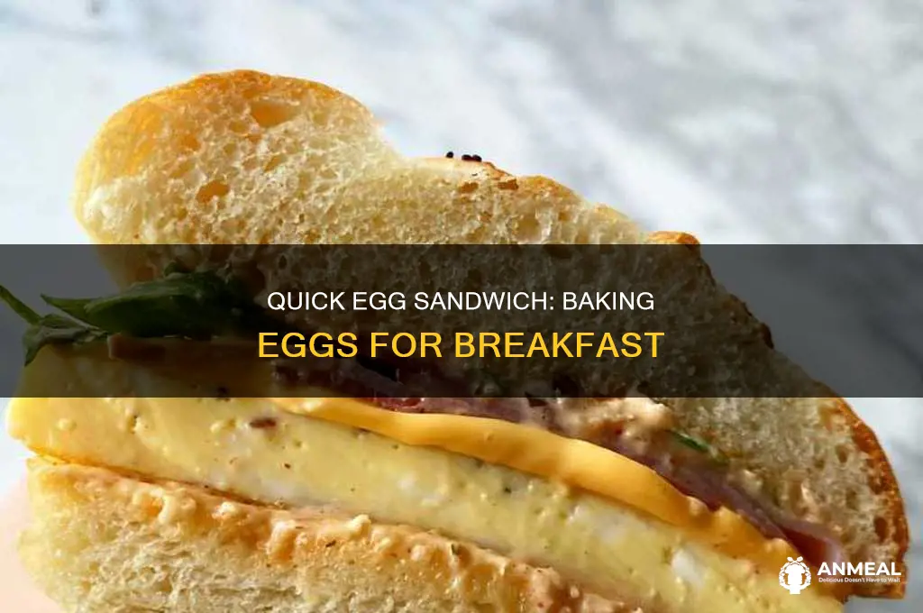 how to bake eggs for breakfast sandwich