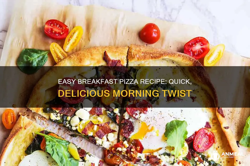 how to basic breakfast pizza