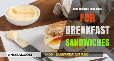 Quick Egg Sandwiches: Batch-Cooking for Breakfast
